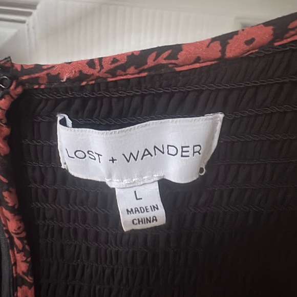 Lost + Wander Floral Patterned Long Sleeve Dress - Picture 7 of 11